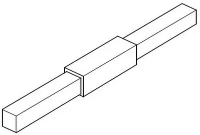 Trzpien CLAQ kwadrat 7-8-7